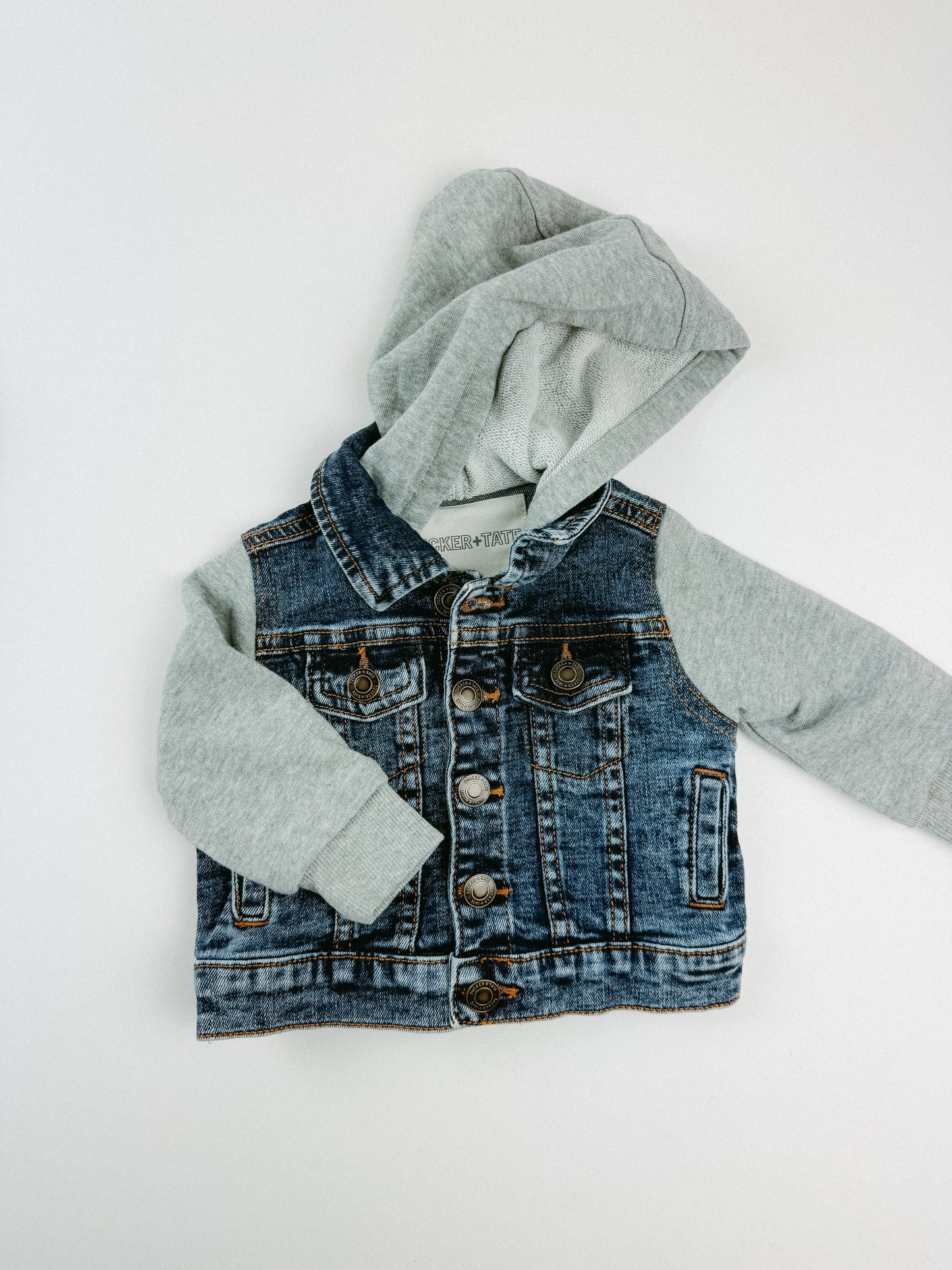 TUCKER & TATE DENIM/HOODIE - 9M