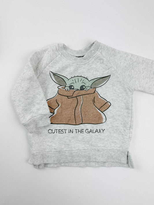 BABY YODA PULLOVER - 6M