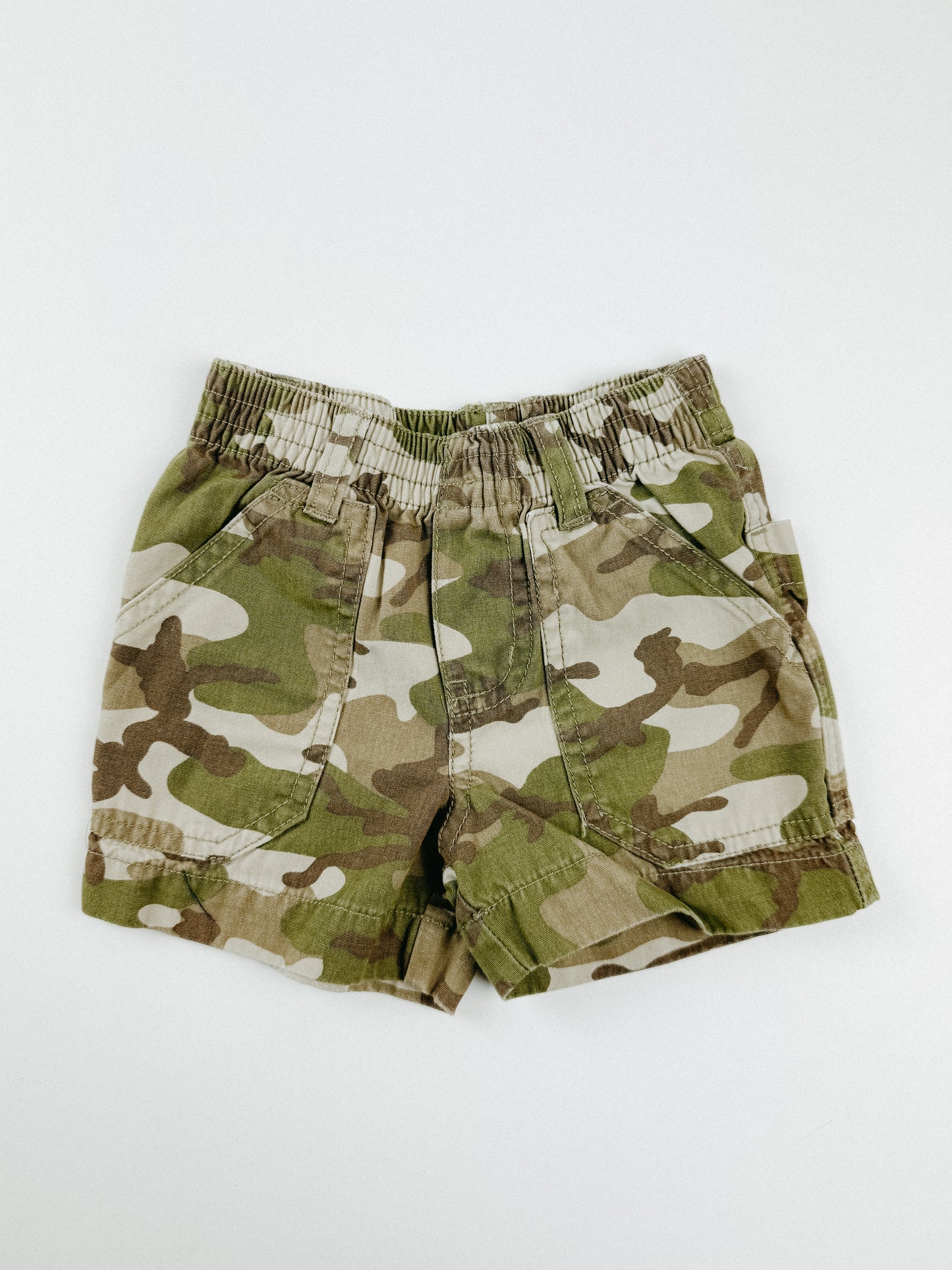 CAMO PULL-ON SHORTS - 6M