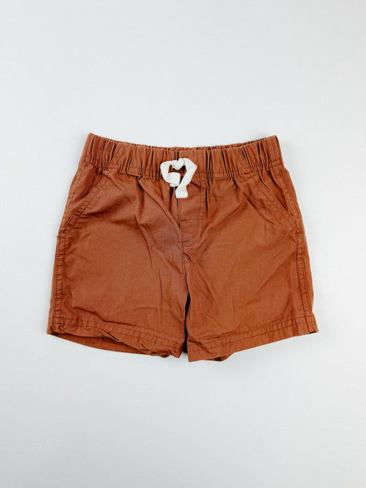 RUST PULL-ON SHORTS - 18M