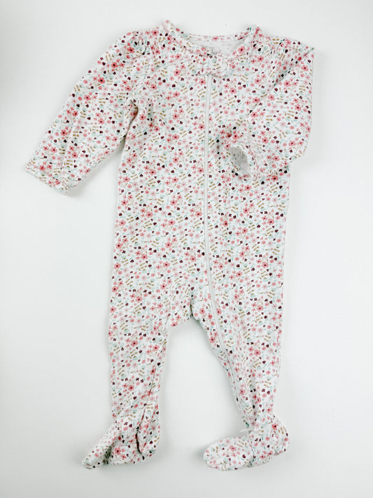 PINK FLOWER SLEEPER - 9M