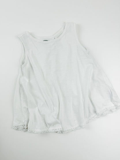 WHITE OPEN BACK TANK - 5T