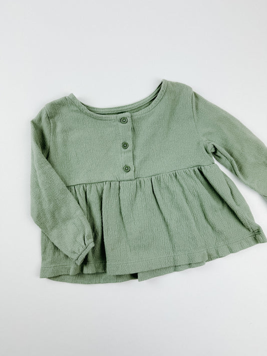 SAGE GREEN TOP - 18M