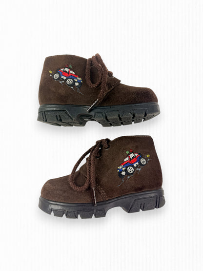 STRIDE RITE LIGHT-UP LEATHER SHOES - 5.5C