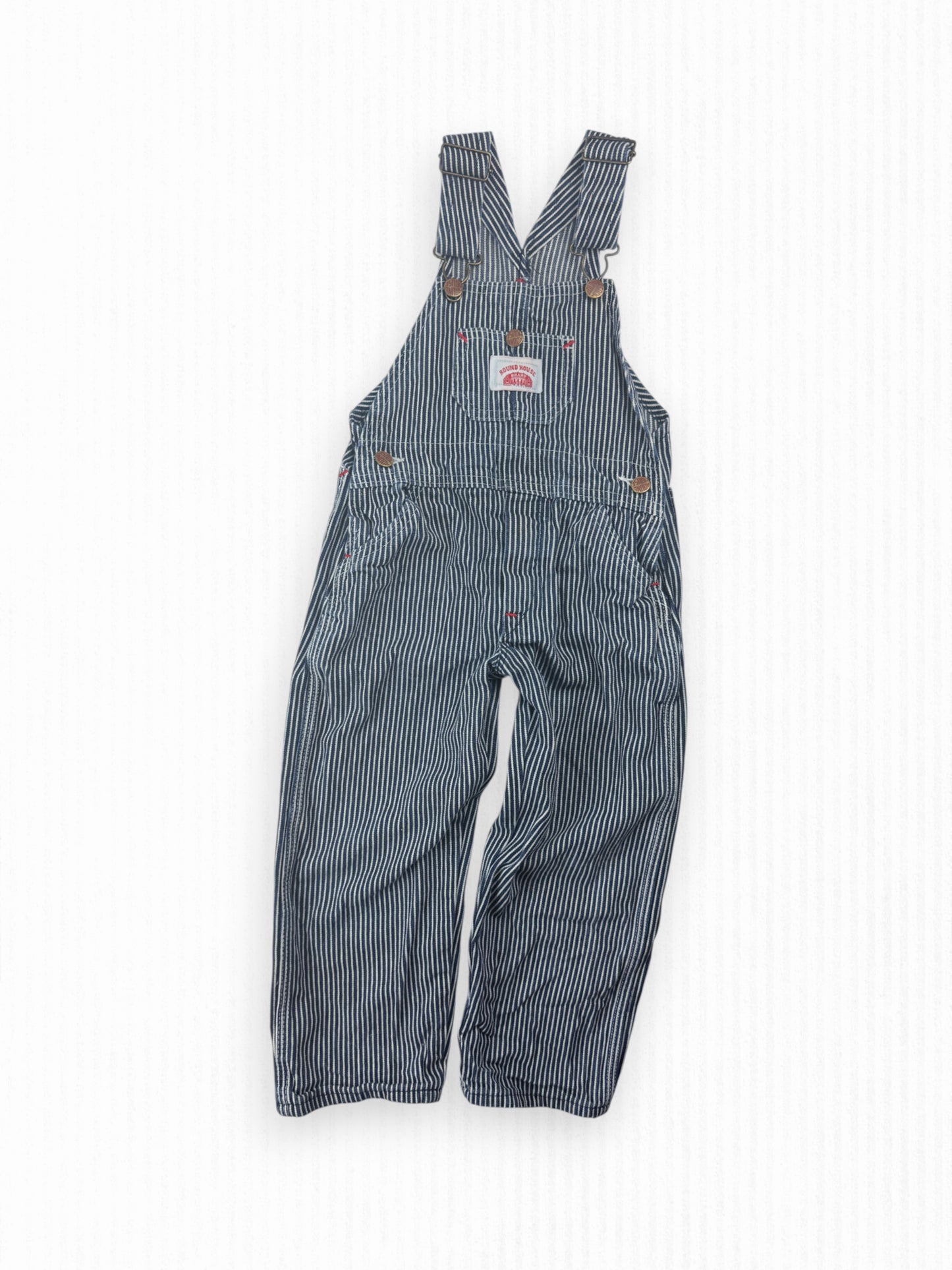 VINTAGE STRIPE OVERALLS - 5T