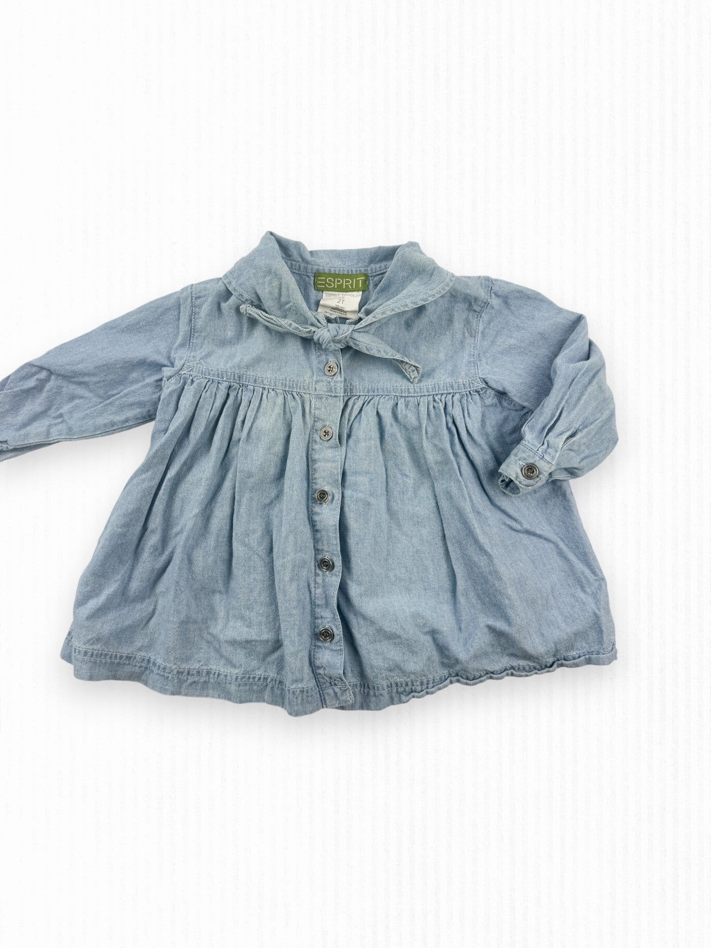 VINTAGE CHAMBRAY TOP - 2T