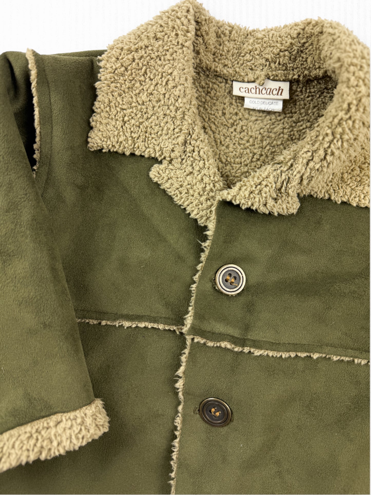 OLIVE GREEN COAT - 24M