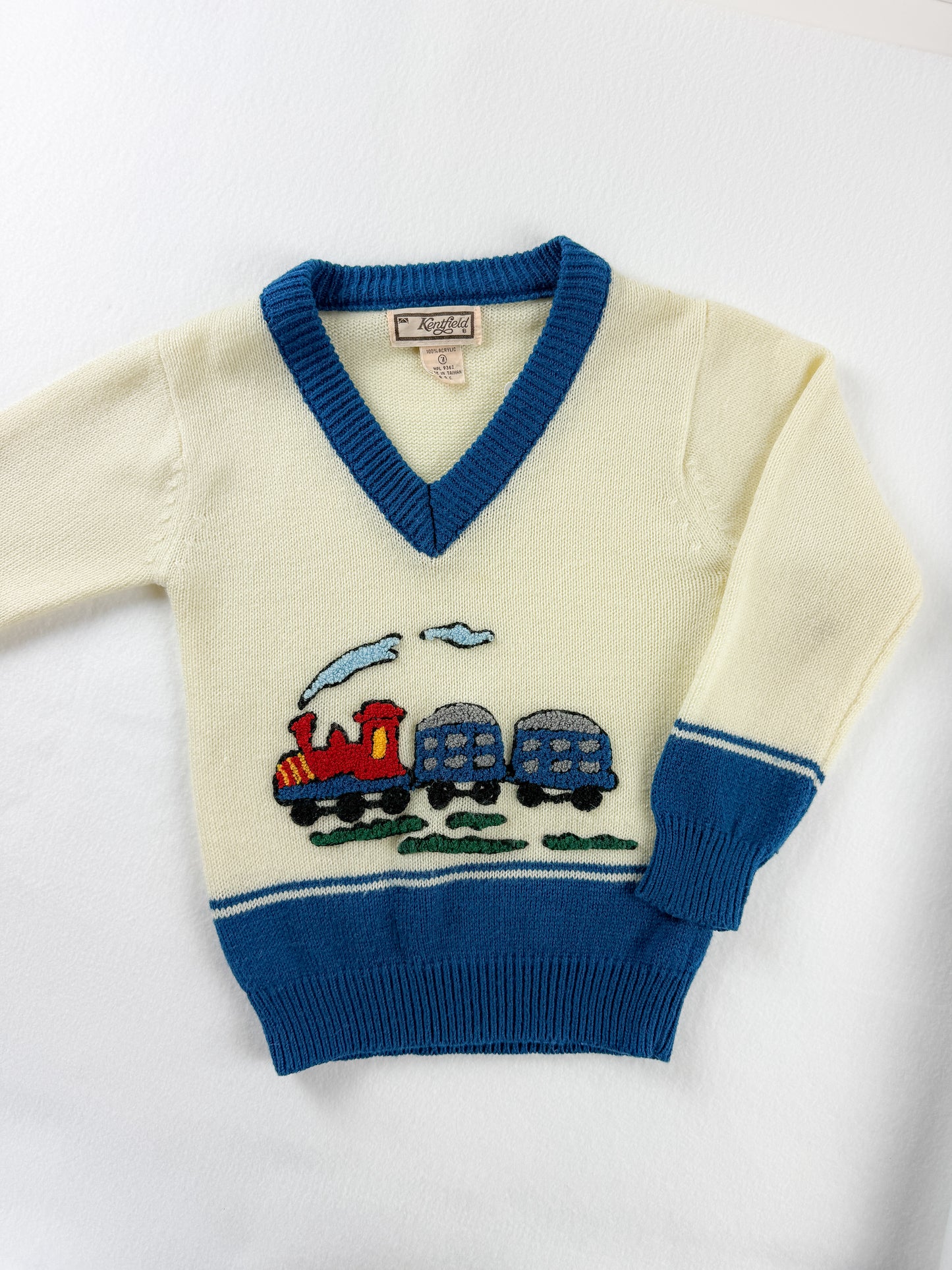 VINTAGE TRAIN SWEATER - 7