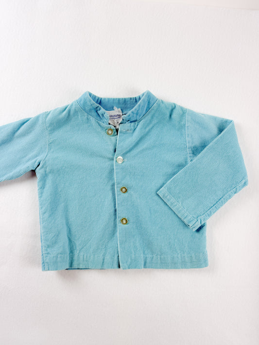 VINTAGE TEAL CORD JACKET - 2T