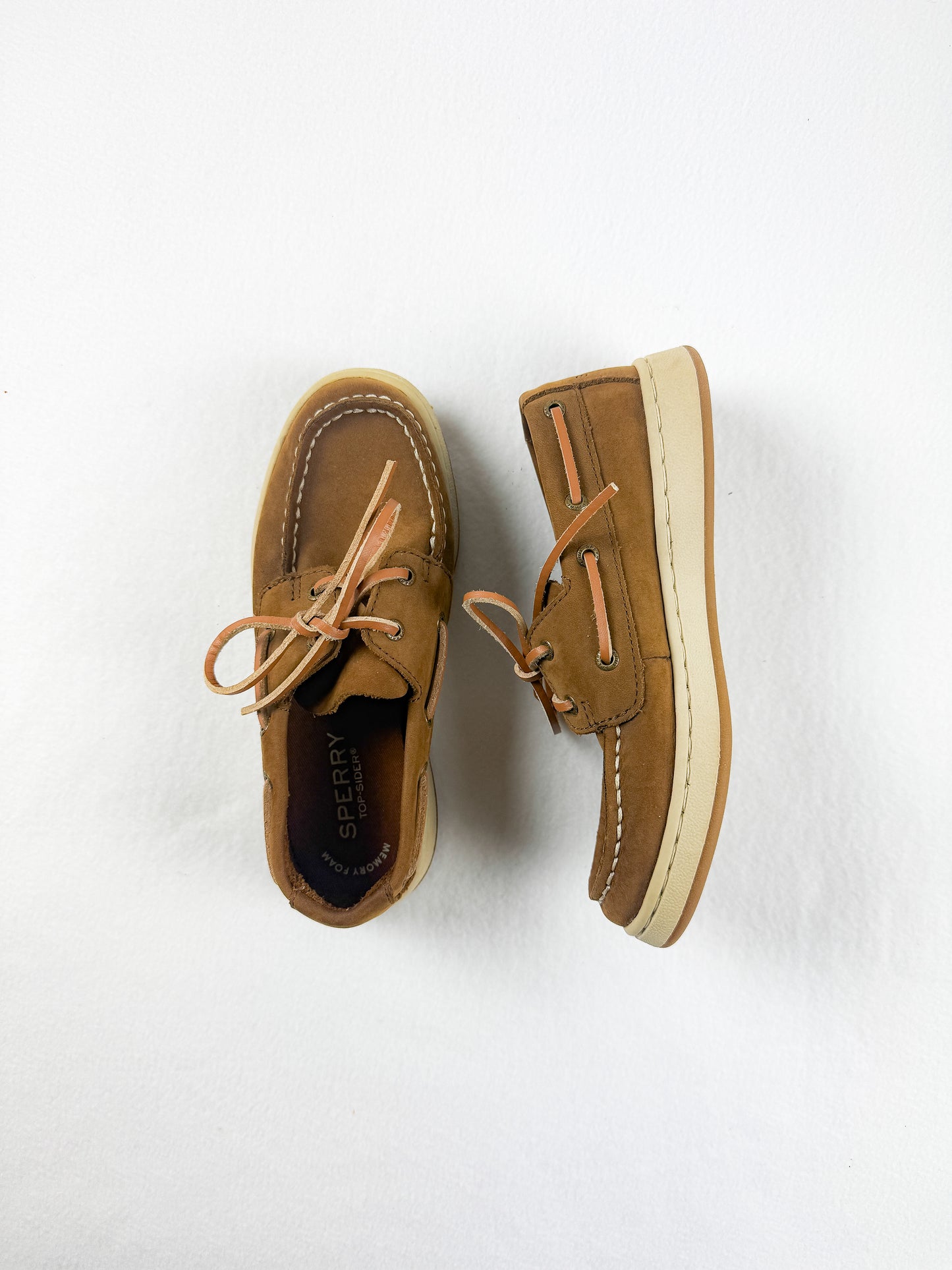 LEATHER SPERRY TOPSIDERS - 13C