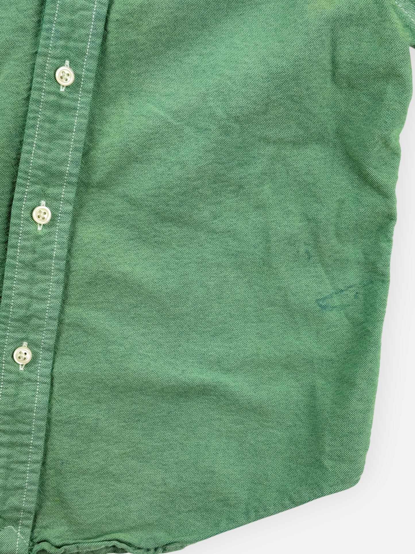 GREEN RALPH LAUREN BUTTON-UP - 5T