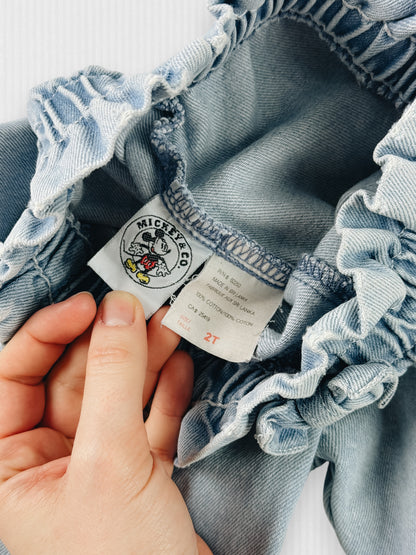MINNIE MOUSE PAPERBAG JEANS - 2T