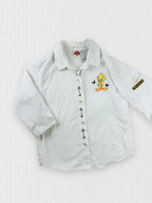 VINTAGE TWEETY BUTTON-UP - 10/12