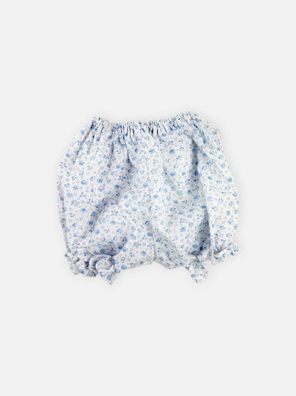 PERIWINKLE FLOWER BLOOMERS - 6M