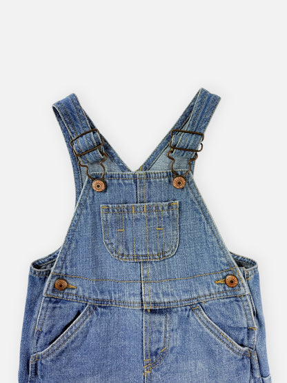 LEVI'S DENIM SHORTALLS - 24M