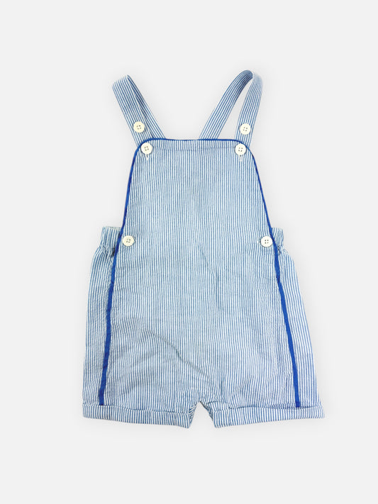 STRIPE BABY BODEN SHORTALLS - 24M