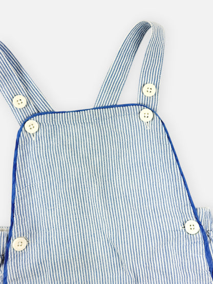 STRIPE BABY BODEN SHORTALLS - 24M