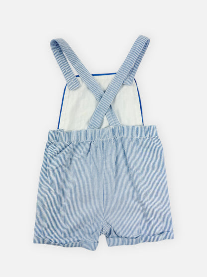 STRIPE BABY BODEN SHORTALLS - 24M