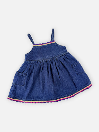 BABY GYMBOREE DENIM DRESS - 12M