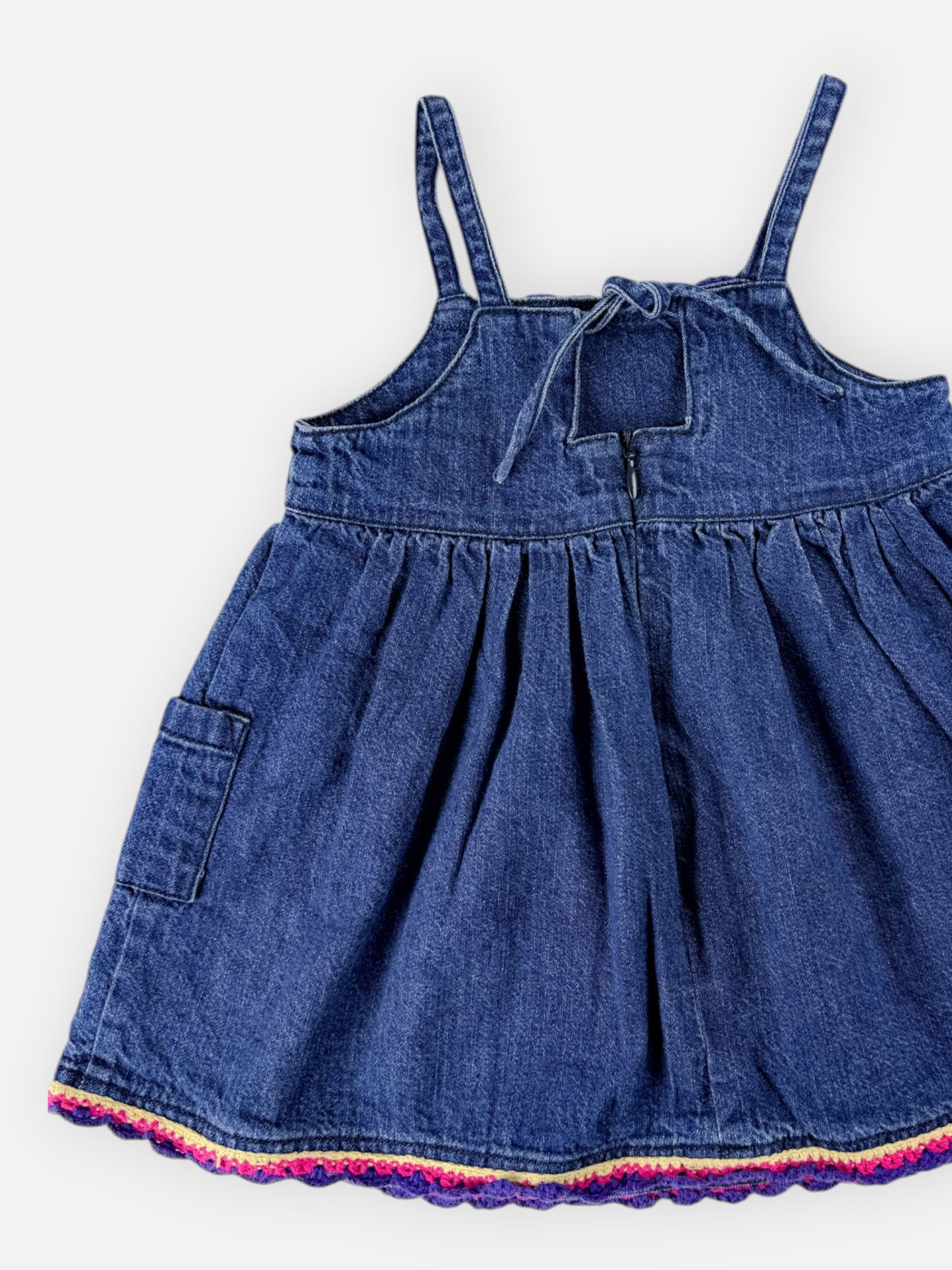 BABY GYMBOREE DENIM DRESS - 12M