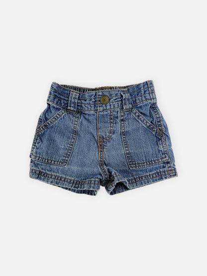 CUTIE CIRCO DENIM SHORTS - 12M