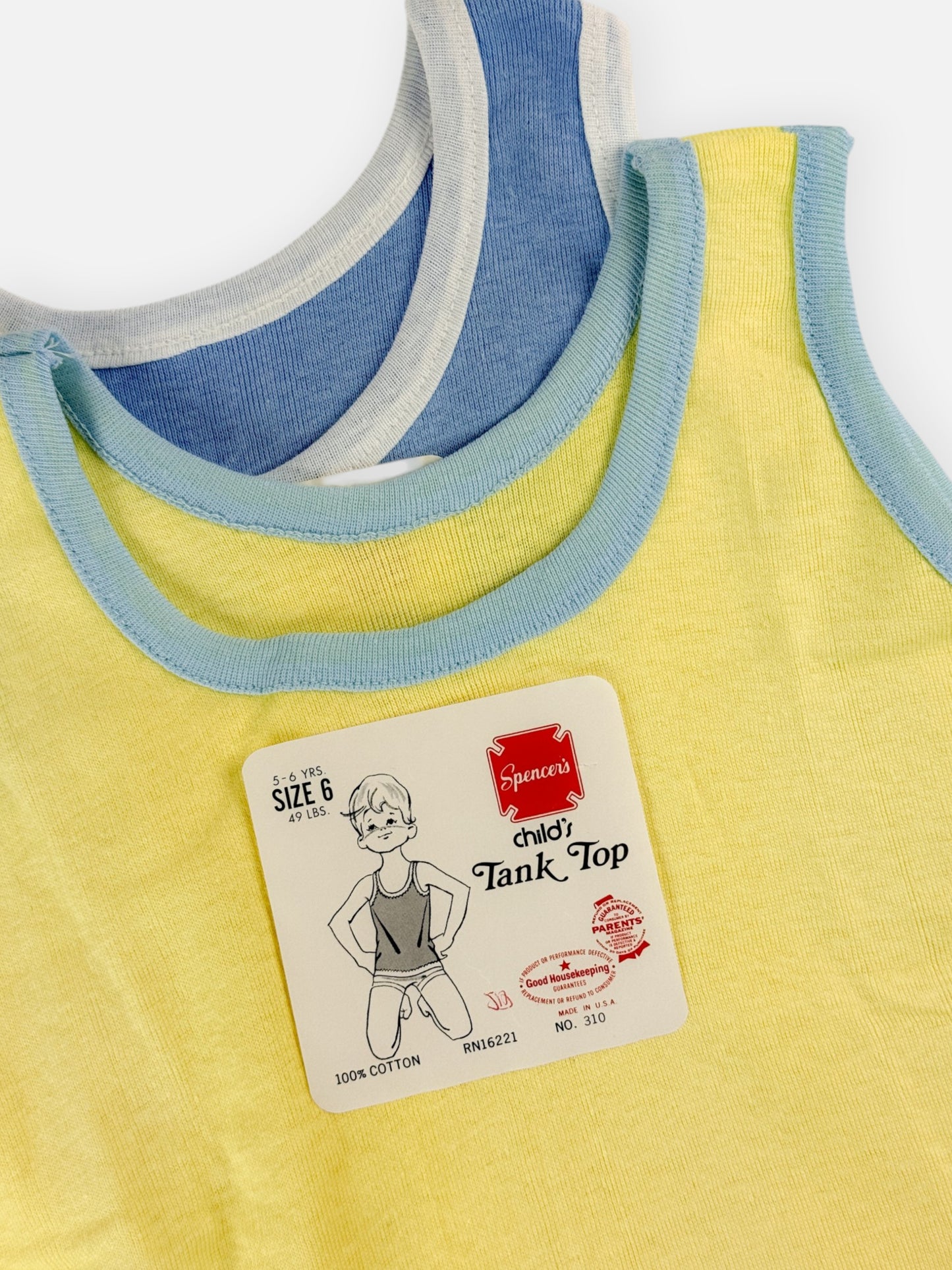 VINTAGE DEADSTOCK TANKS - 6