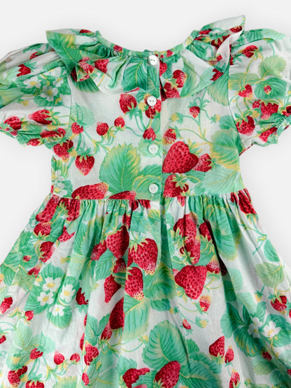 VINTAGE STRAWBERRY DRESS - 4T