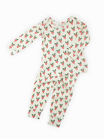 ORGANIC HOLLY PAJAMA SET