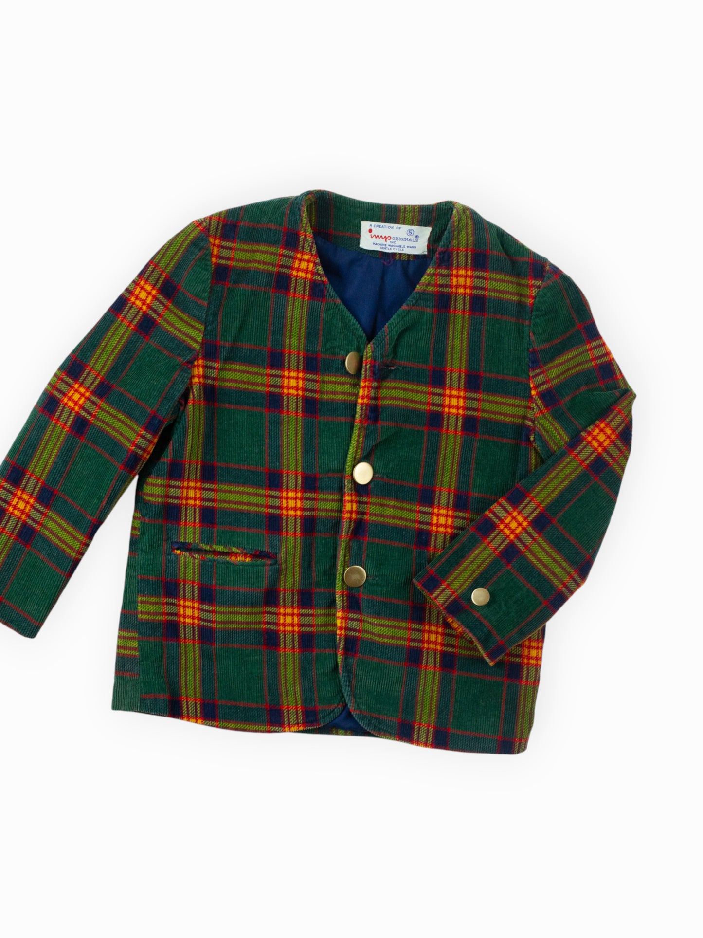 VINTAGE HOLIDAY GREEN SPORT COAT - 5T