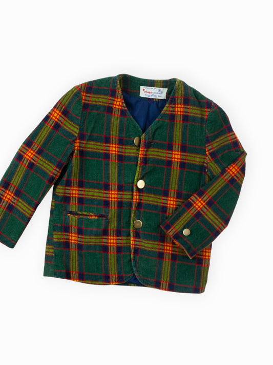 VINTAGE HOLIDAY GREEN SPORT COAT - 5T