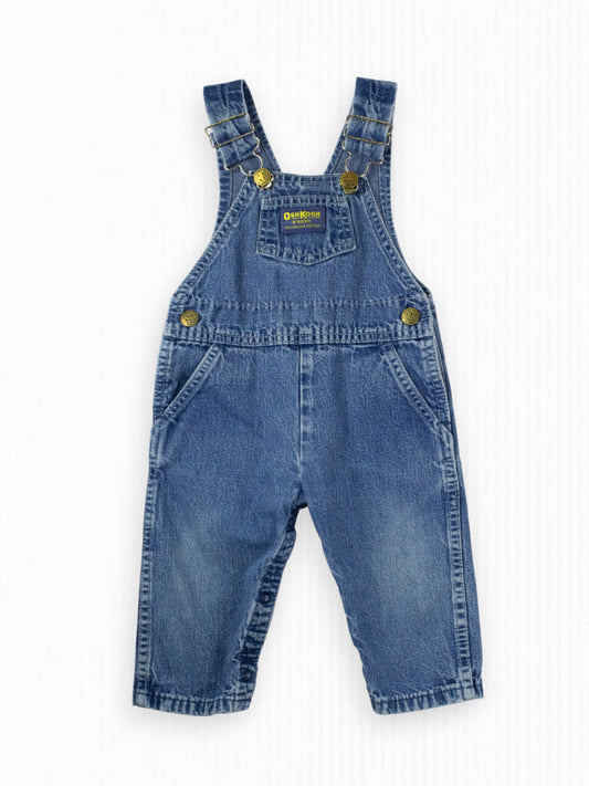VINTAGE OSH DENIM OVERALLS - 18M