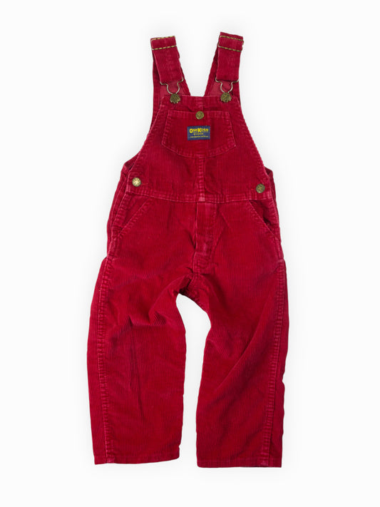 VINTAGE OSH KOSH CORDUROY OVERALLS - 4T