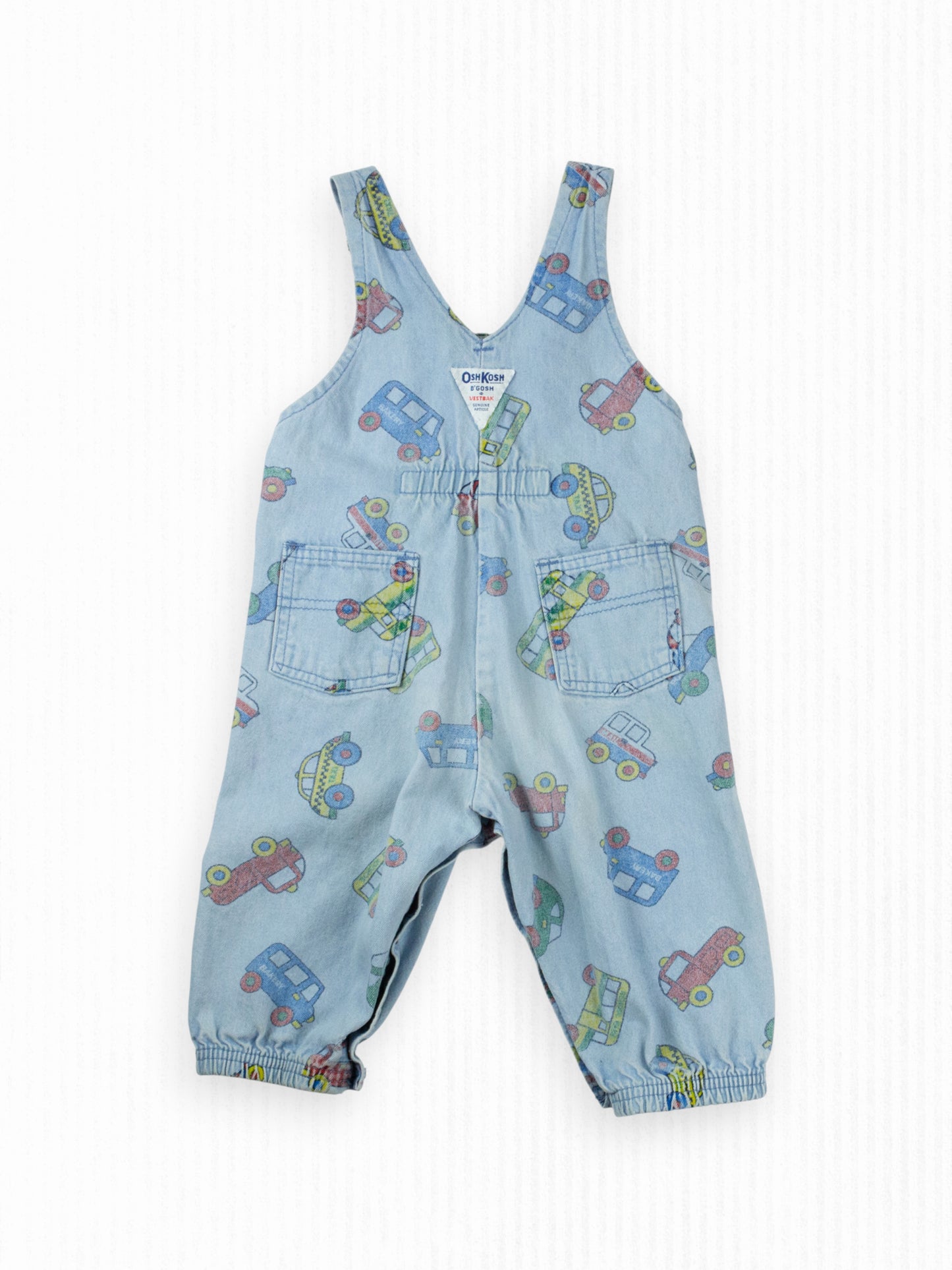 VINTAGE VEHICLE OSH KOSH OVERALLS - 18M