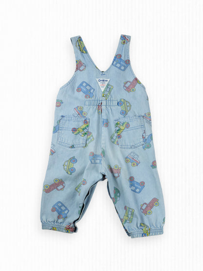 VINTAGE VEHICLE OSH KOSH OVERALLS - 18M