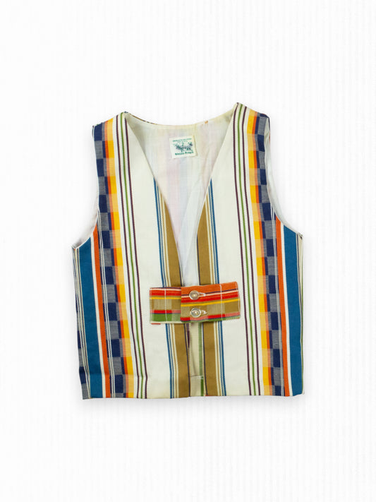 VINTAGE STRIPE VEST - 2T