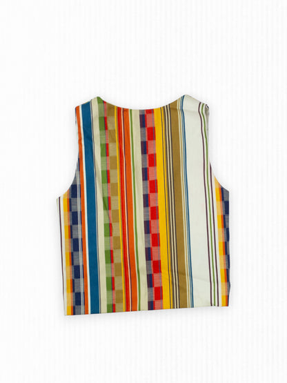 VINTAGE STRIPE VEST - 2T