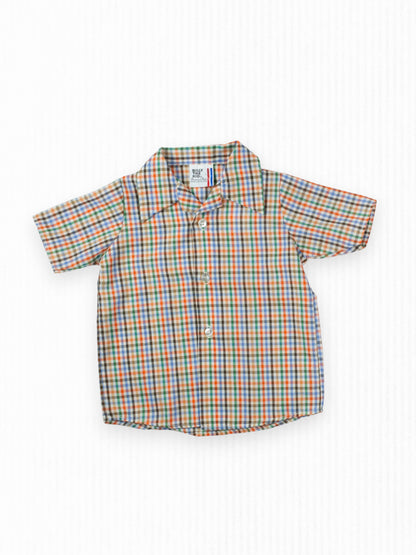 VINTAGE PLAID TOP - 24M