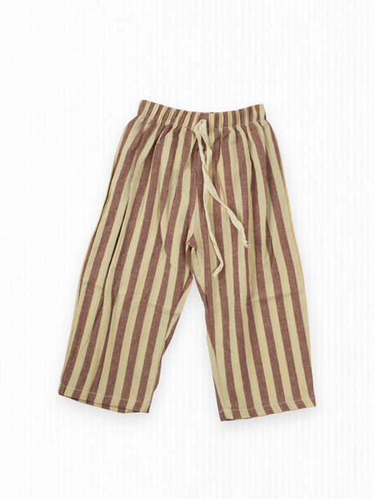 SUMMER STRIPE COTTON PANTS - 12M