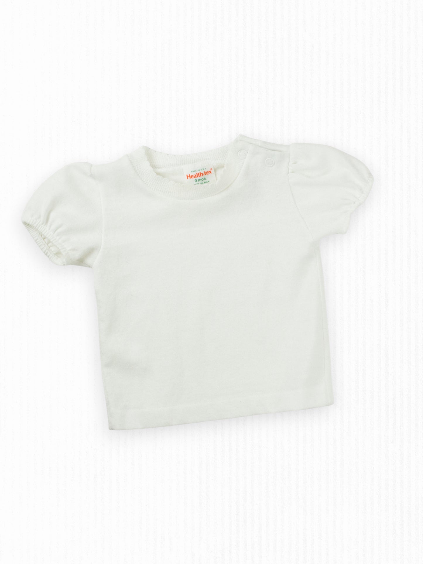 VINTAGE SCALLOP SHORT SLEEVE - 9M