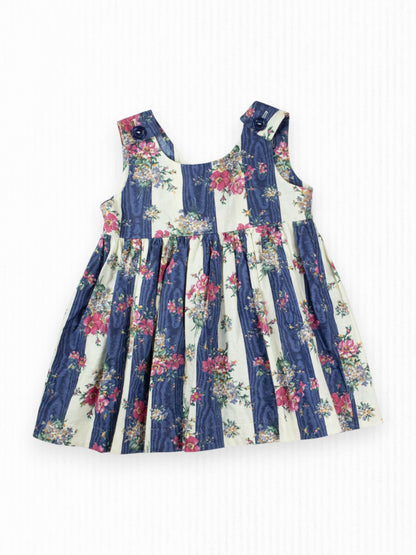 VINTAGE FLORAL DRESS - 2T