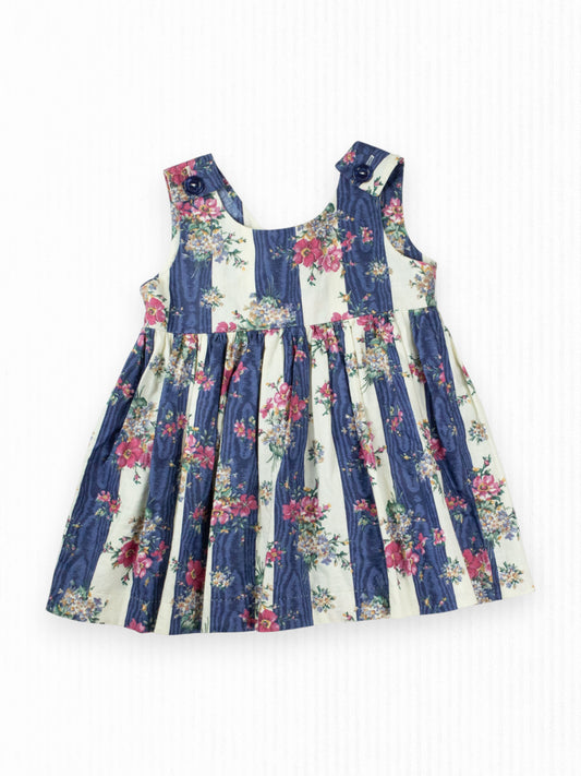 VINTAGE FLORAL DRESS - 2T