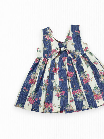 VINTAGE FLORAL DRESS - 2T