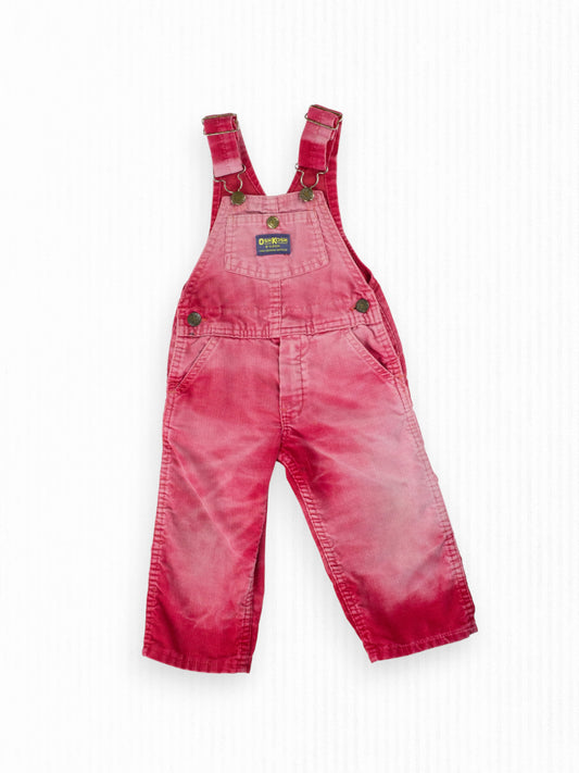 VINTAGE CORDUROY OSH KOSH OVERALLS - 2T