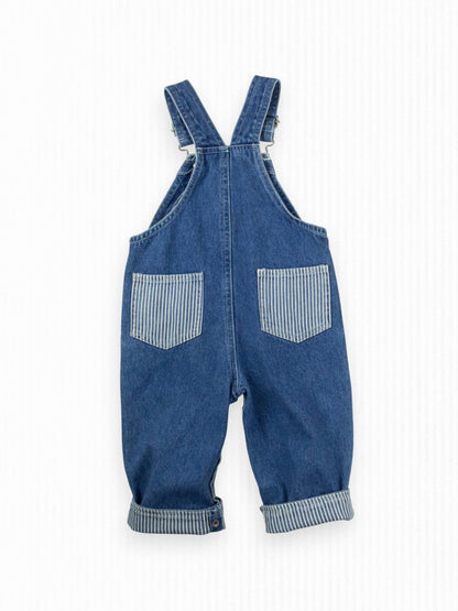 VINTAGE WARNER BROS BABY OVERALLS - 12M
