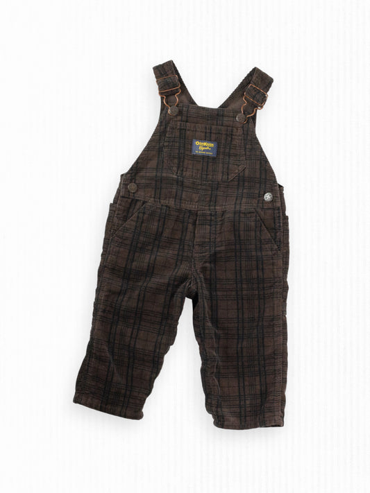 BROWN OSH KOSH OVERALLS - 9M