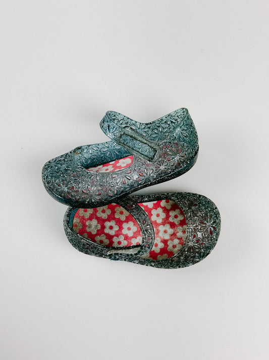 BLUE GLITTER JELLIES - 2C